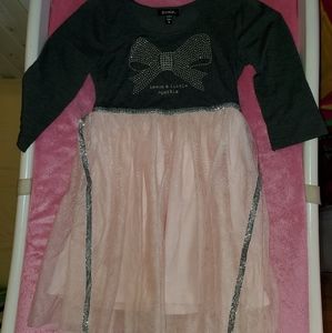 NWT Zunie tutu dress with tie, embellishments